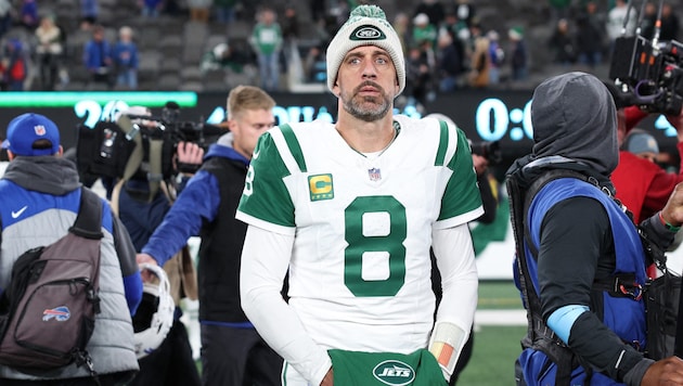 Nächste Pleite für Aaron Rodgers und die New York Jets (Bild: AFP/APA/Getty Images via AFP/GETTY IMAGES/ELSA)