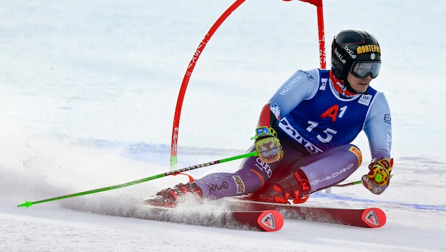 Filippo Della Vite has to fear for the start of the season in Sölden. (Bild: AFP/APA/Nikolay DOYCHINOV)