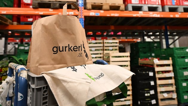 With the "restart" and the partial automation of the warehouse, Gurkerl can now process up to 4,000 orders per day from Vienna and the surrounding area. (Bild: APA/HELMUT FOHRINGER)