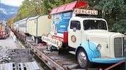 Die Wägelchen des Circus Roncalli trafen per Bahn in Innsbruck ein. (Bild: Birbaumer Christof)