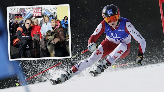 Angelina Salzgeber has been in Sölden with her family from an early age - now she is dreaming of making her World Cup debut on the Rettenbachferner. (Bild: Krone KREATIV/Salzgebers Sölden)