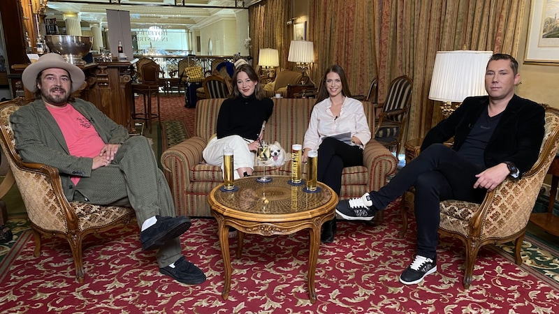 David Stephan, Alexandra Wudel, Tanja Pfaffeneder & Jürgen Bauer (von links nach rechts) (Bild: krone.tv)