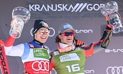 Das Duell der kommenden Saison? Marco Odermatt (links) gegen Lucas Pinheiro Braathen.