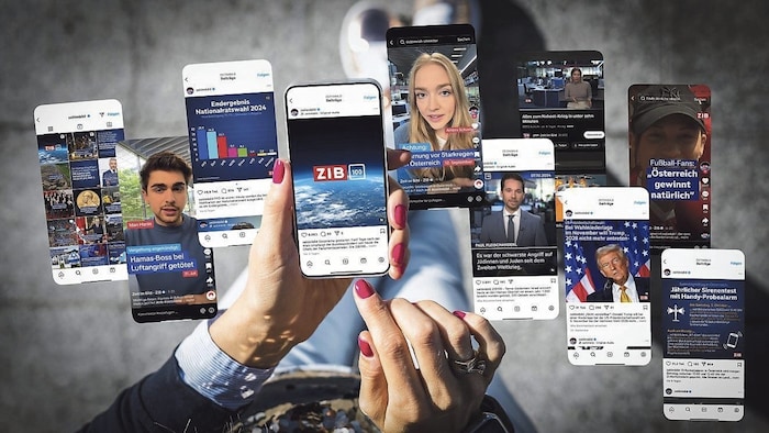 ORF-Information auf allen Social-Media-Plattformen.