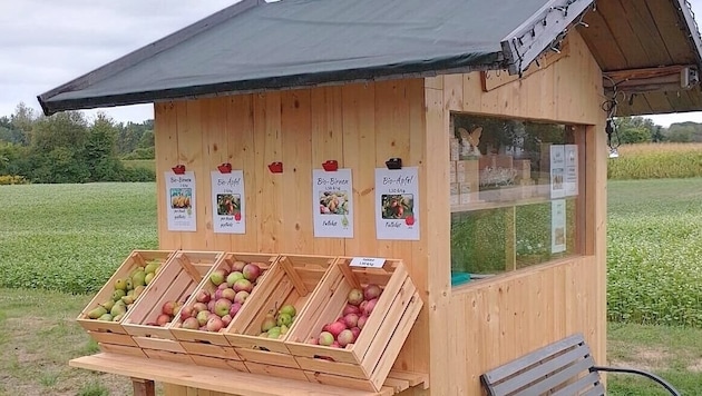 This farm store in Mauthausen was regularly looted. (Bild: zVg)