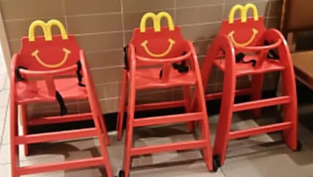 The trio of chairs is now complete again. (Bild: McDonald‘s Ebreichsdorf )