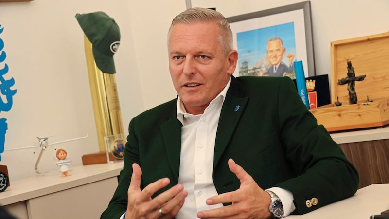 Mario Kunasek, top candidate for the FPÖ. (Bild: Jauschowetz Christian)