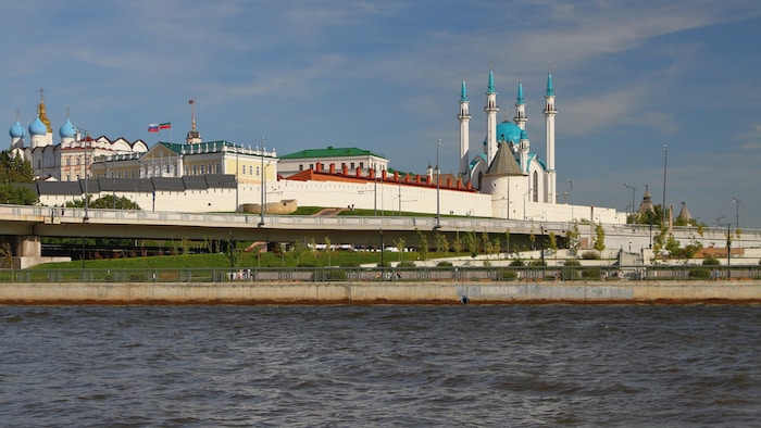 The city center of Kazan