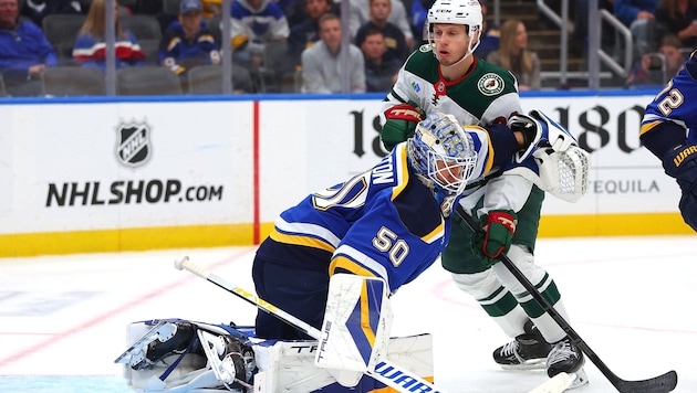 Marco Rossi lets Minnesota cheer. (Bild: Getty Images/Dilip Vishwanat)