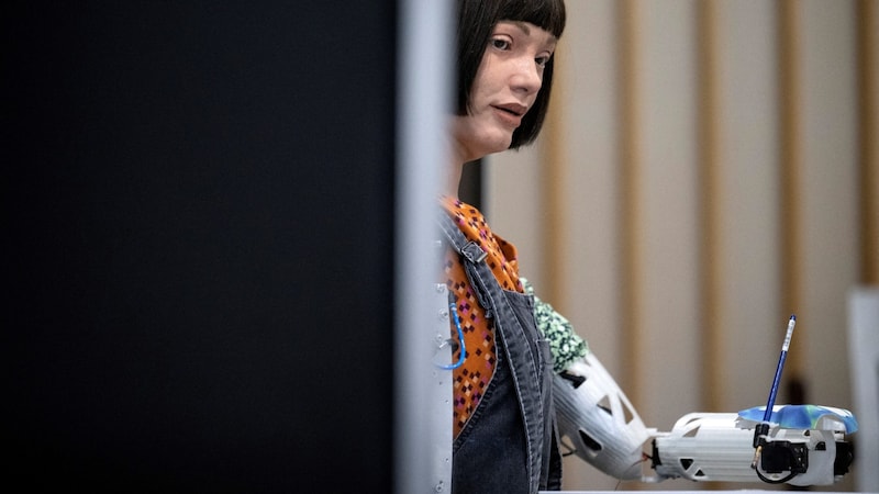 Ai-Da wurde nach der britischen Mathematikerin Ada Lovelace benannt. (Bild: AFP/Ben STANSALL)