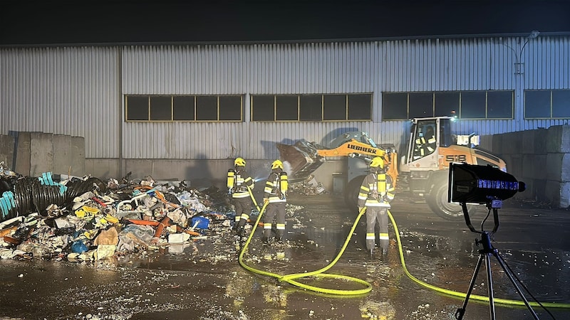 Großeinsatz in Bruck an der Mur. (Bild: FF Bruck an der Mur)