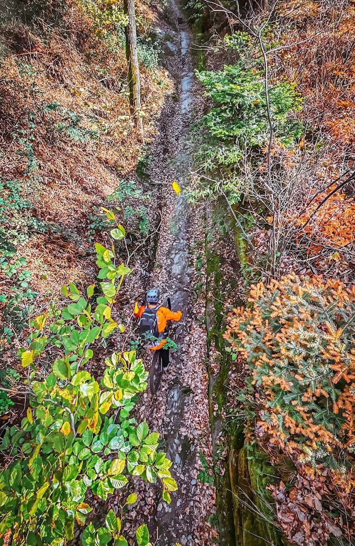 Mit dem Mountainbike im Felscanyon