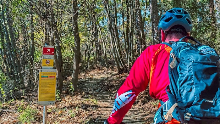 Sämtliche Trails sind perfekt beschildert.