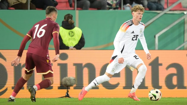 Paul Wanner (re.) glänzte im DFB-Trikot.  (Bild: GEPA)