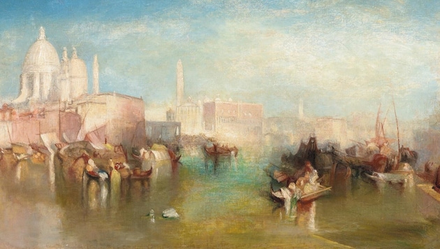 Art find: J. W. Turner, "Venice, seen from the Canale della Giudecca" (Bild: (c) Artziwna)