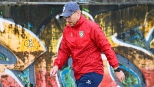 Schwierige Zeiten für Grünau-Coach Christoph Knaus. (Bild: Tröster Andreas/Kronen Zeitung)