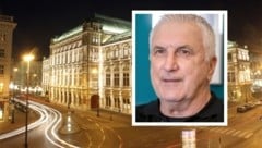 Hans Krankl in front of the Vienna State Opera (Bild: APA/GEORG HOCHMUTH)