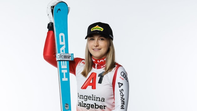 Angelina Salzgeber starts the new season with fruit juice maker Pfanner. (Bild: GEPA pictures)