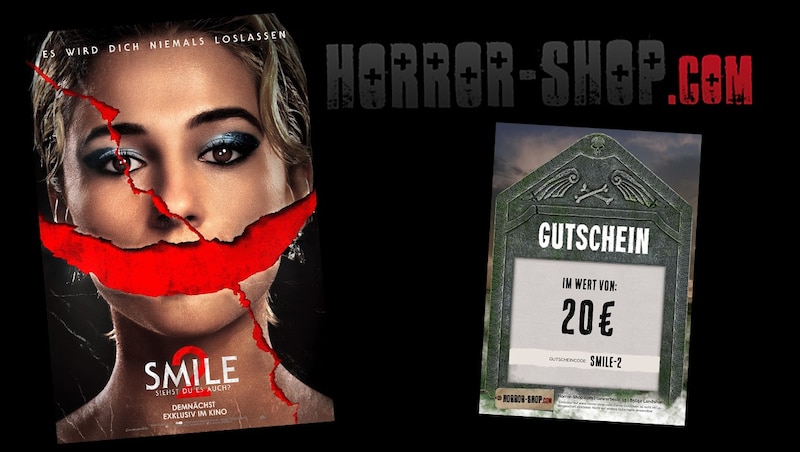 Egal ob gruselige Halloween-Deko, unheimliche Kostüme, furchterregende Masken oder schauriges Make-up – auf Horror-Shop.com findest du alles, was dein Halloween-Herz begehrt! (Bild: Krone KREATIV/© 2024 Paramount Pictures; Horror-Shop)