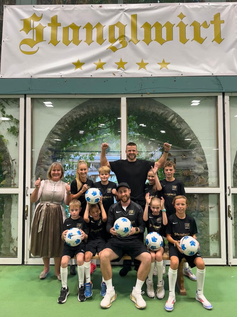 Und auch Bayern München-Ass Eric Dier hatte in diesem Sommer mit Kindern viel Spaß beim Stanglwirt. (Bild: Zur Verfügung gestellt)