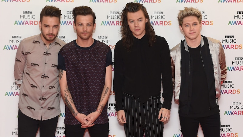 Liam Payne, Louis Tomlinson, Harry Styles and Niall Horan (Bild: picturedesk.com/Joe Giddens / PA)