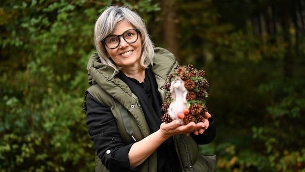 Michaela Waldl, Bastltante und Instagram-Bloggerin aus Stadl Paura verzückt ihre User weltweit ...