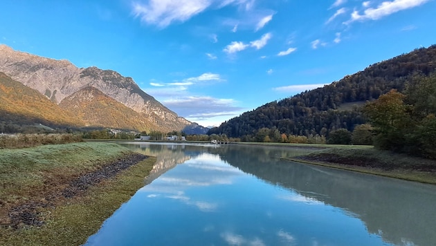 The equalizing basins are of course man-made and have long been the destination of many walkers and joggers who go for a relaxing run. (Bild: Rubina Bergauer)