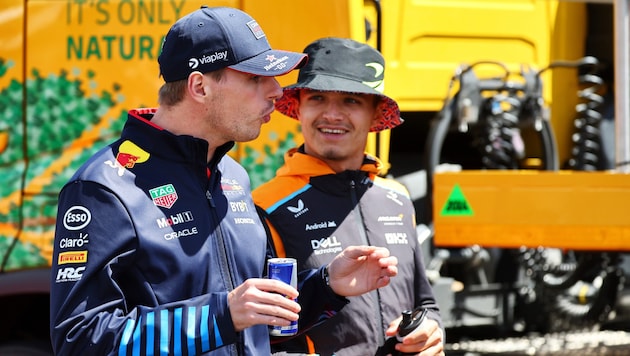 Max Verstappen (left) or Lando Norris (right)? The showdown for the Formula 1 crown is coming to a head. (Bild: GEPA/GEPA pictures)