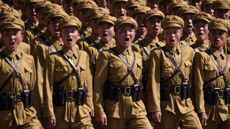 North Korea's army: is it going into battle for the Kremlin? (Bild: AFP/Ed Jones)