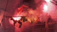 Noch vor dem Anpfiff zum Cup-Derby im November 2023 kam es in der Grazer Merkur-Arena zu ...