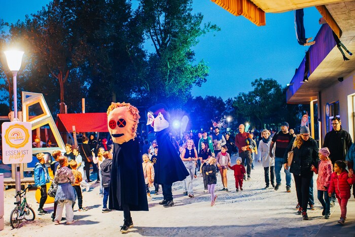 Spooky figures will haunt visitors to Podersdorf over three days.