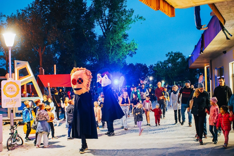 Spooky figures will haunt visitors to Podersdorf over three days. (Bild: David Pokorny)