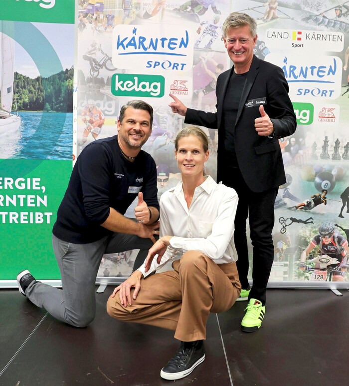 Arbeiten unentwegt für die „Kärnten Sport“-Familie: Stefan Weitensfelder, Barbara ...