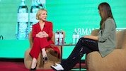 Sympathisch und unkompliziert: Cate Blanchett im Gespräch mit Moderatorin Mari Lang. (Bild: Tuma Alexander/Starpix/ Alexander TUMA)