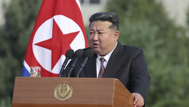 North Korea's dictator Kim Jong-un is sabotaging reconciliation with South Korea. (Bild: AFP/KCNA VIA KNS)