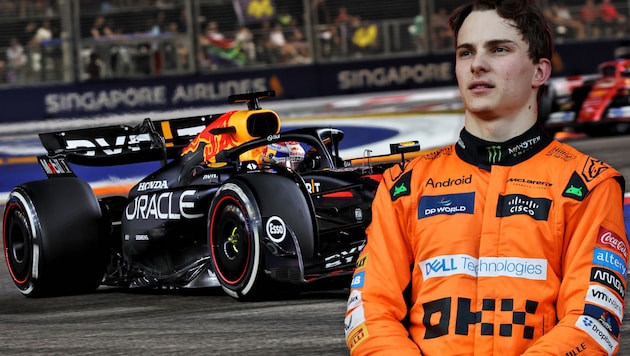 McLaren driver Oscar Piastri comments on the F1 turmoil surrounding Red Bull. (Bild: GEPA)