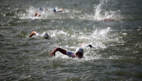 Zwei Triathleten starben bei der Sprint-WM in Spanien (Symbolbild). (Bild: APA/AFP)