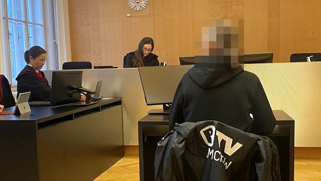 The defendant refused to say anything about the allegations. (Bild: Chantal Dorn, Krone KREATIV)