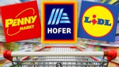 Hofer, Lidl und Penny locken Neustarter mit mehr Geld und vielen Extraleistungen an. (Bild: Krone KREATIV/stock.adobe.com)