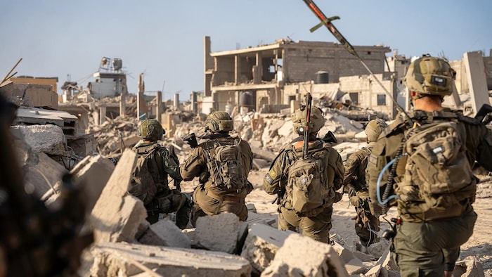 Israelische Soldaten in Rafah