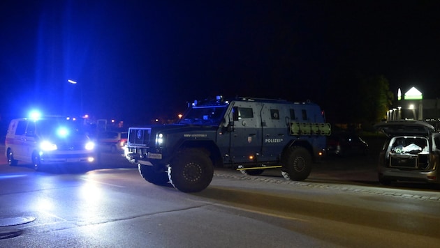 The Cobra special unit was also on the scene. (Bild: Antal Imre/Imre Antal)