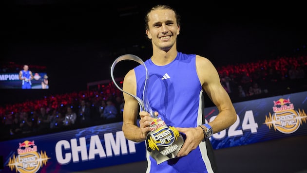 Alexander Zverev defended his title at the Red Bull BassLine. (Bild: Philipp Carl Riedl/Red Bull Content Pool)