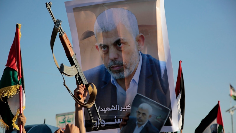 The targeted killing of Hamas leader Yahya Sinwar by Israel in the Gaza Strip has triggered new dynamics in the Middle East conflict. (Bild: APA/AP)