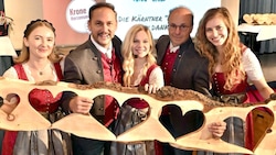 Das „Krone“-Team hinter der Herzensmenschaktion: Clara Steiner, Christian Krall, Jennifer ...
