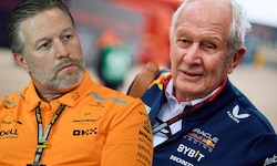 Zak Brown (li.) war von Helmut Markos Äußerungen nicht sehr glücklich.