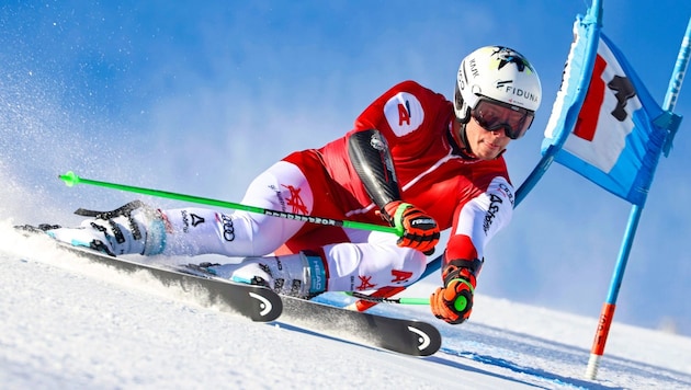 Lukas Feurstein has already impressed in the ÖSV internal time trials. (Bild: GEPA pictures)