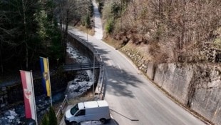 Hier bei der Thalmühle ist eine größere Brücke nötig, der Radweg wechselt die Seite, in Blickrichtung nach links. (Bild: Toni Silberberger)