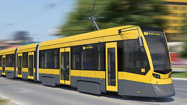 The streetcars in Sarajevo also run on TSA engines. In future, however, vans will also be converted thanks to the expertise from Wiener Neudorf. (Bild: Krone KREATIV/Stadler Rail)