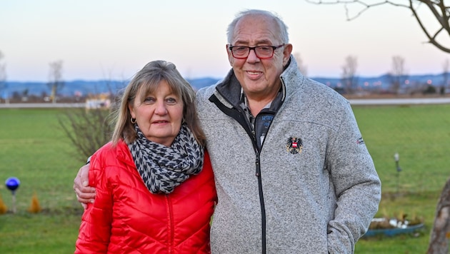 Waltraud Leeb, pictured here with her husband Fritz, was not examined by a doctor despite acute groin pain. (Bild: Dostal Harald/© Harald Dostal / 2023)