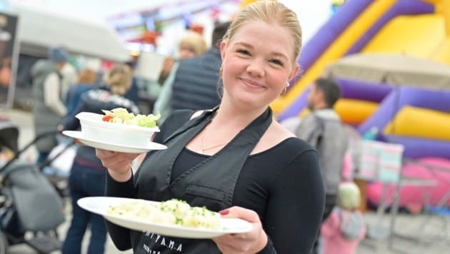 Stärkung fehlt beim Bummel nicht. (Bild: Evelyn Hronek/EVELYN HRONEK)